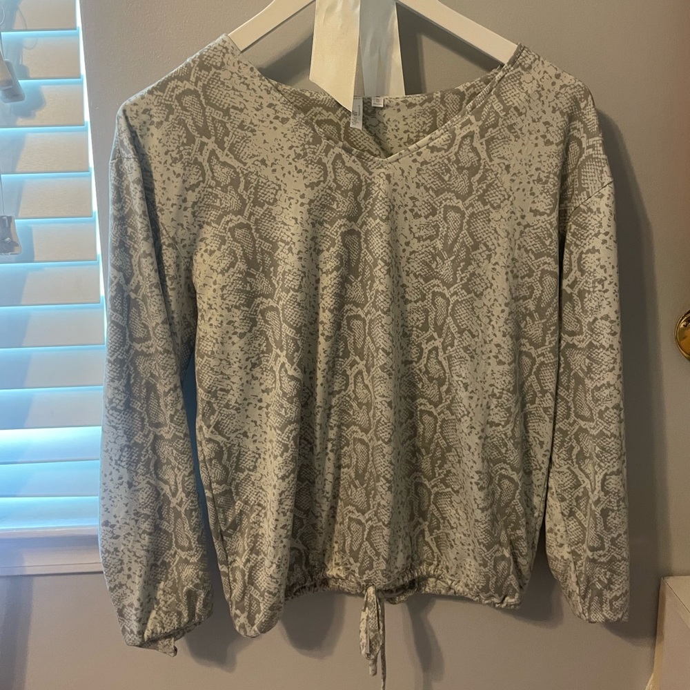 Snake skin pajama set from Macys
